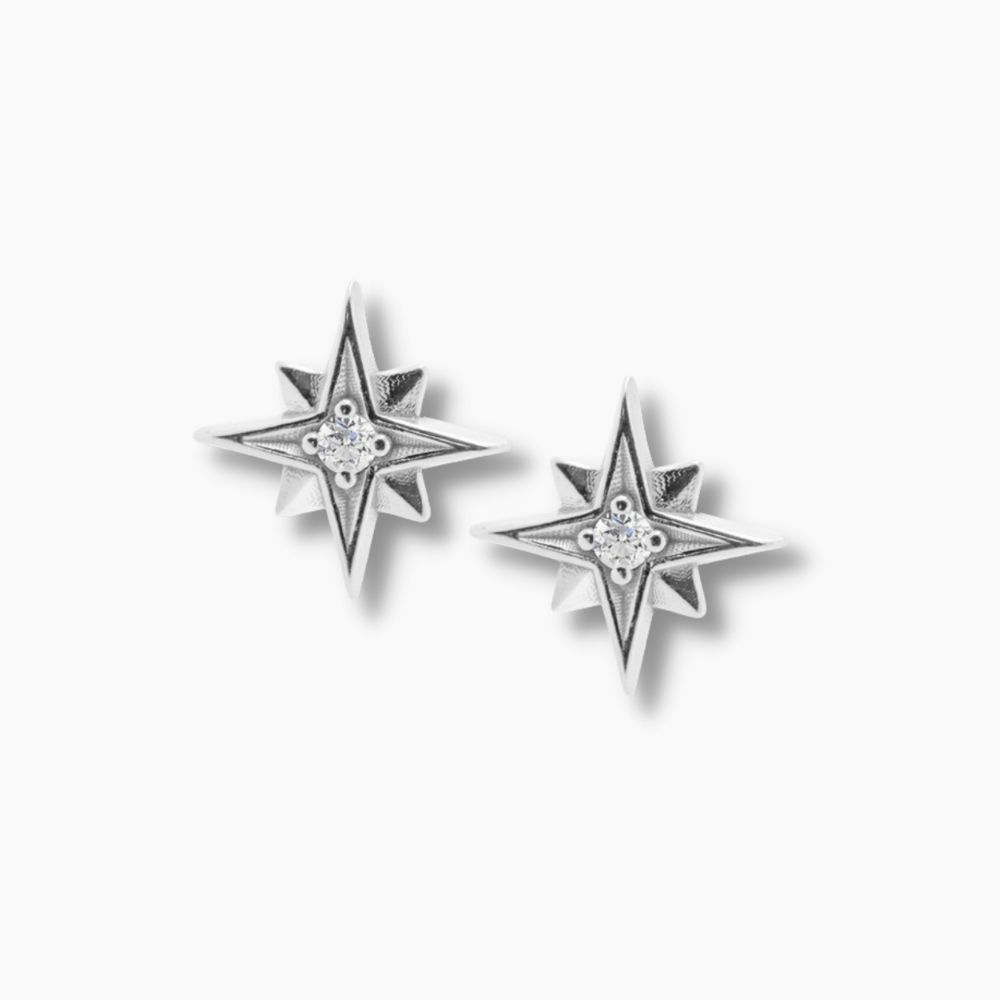 stříbrné náušnice hvězdy mini stella